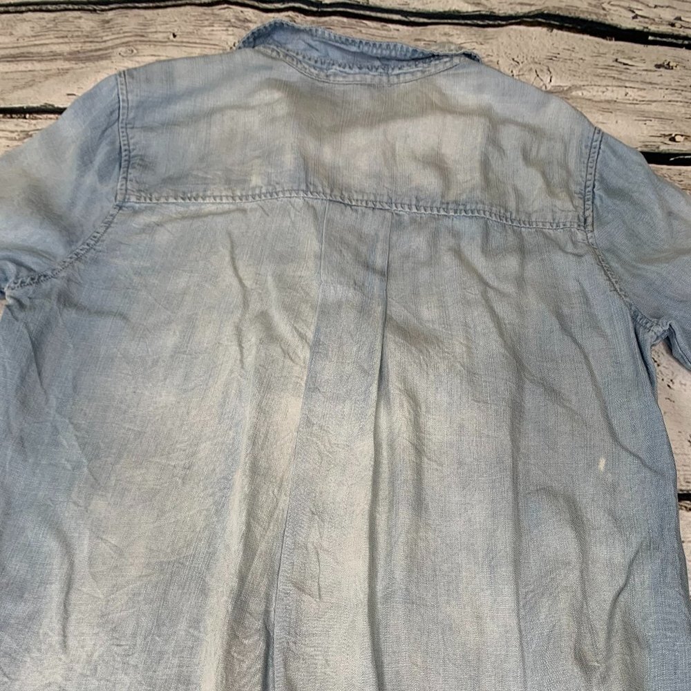 Cloth & Stone Chambray Shirt Dress Size S - Picture 12 of 14